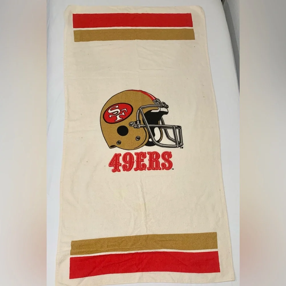 Vintage 49ers Beach Towel